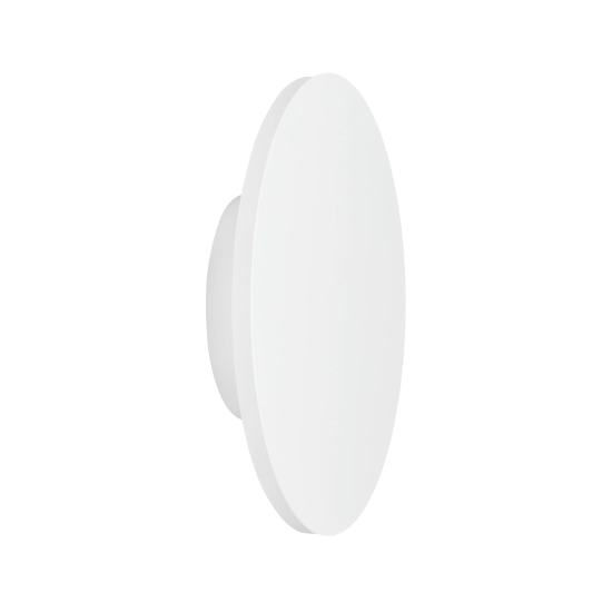 Lampa ścienna NYX 20 cm - LED okrągła, metalowa, biała - zdjęcie produktu