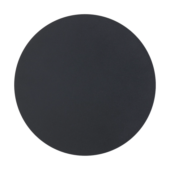 Lampa ścienna NYX 25 cm - LED okrągła, metalowa, czarna - zdjęcie produktu