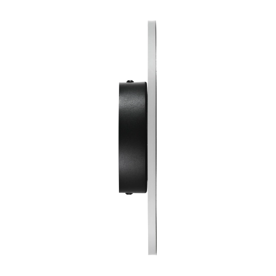 Lampa ścienna NYX 25 cm - LED okrągła, metalowa, czarna - zdjęcie produktu