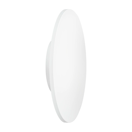 Lampa ścienna NYX 25 cm - LED okrągła, metalowa, biała - zdjęcie produktu