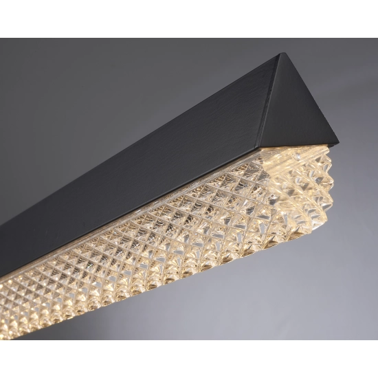 Lampa wisząca ANABELLA LED 120 cm, czarna - zdjęcie produktu