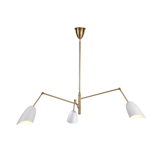 Lampa wisząca RAGNO biała 150 cm - zdjęcie produktu