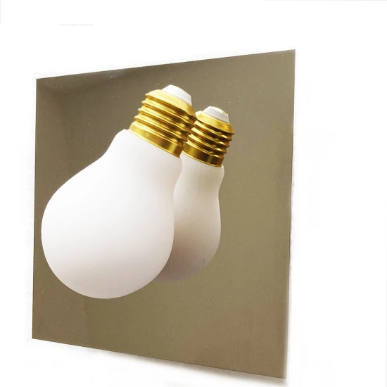 Lampa ścienna BULB złota 15 cm - zdjęcie produktu