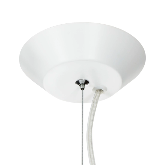 Lampa wisząca LUCIDUM FLAT biała 40 cm - zdjęcie produktu