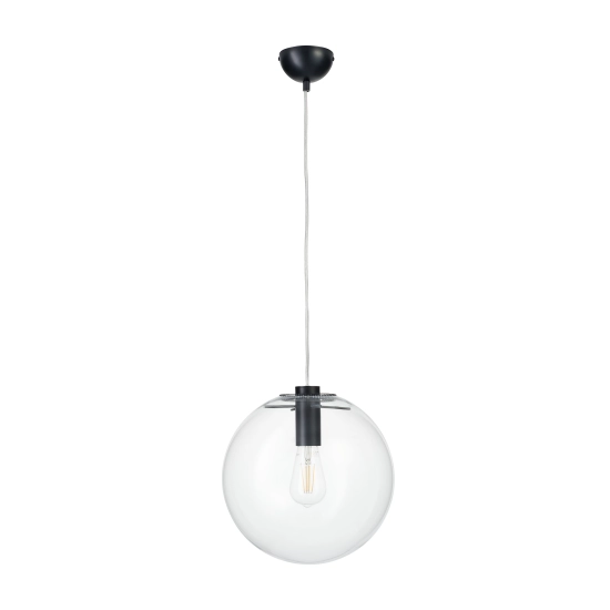 Lampa wisząca TONDA czarna 30 cm - zdjęcie produktu