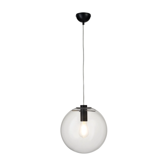 Lampa wisząca TONDA czarna 30 cm - zdjęcie produktu