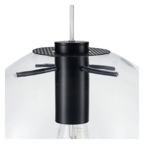 Lampa wisząca TONDA czarna 30 cm - zdjęcie produktu