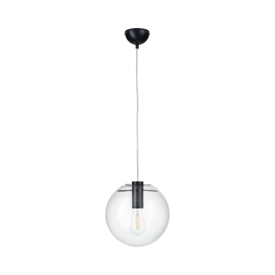 Lampa wisząca TONDA czarna 25 cm - zdjęcie produktu