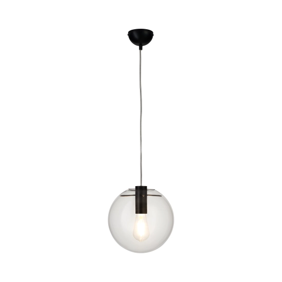 Lampa wisząca TONDA czarna 25 cm - zdjęcie produktu