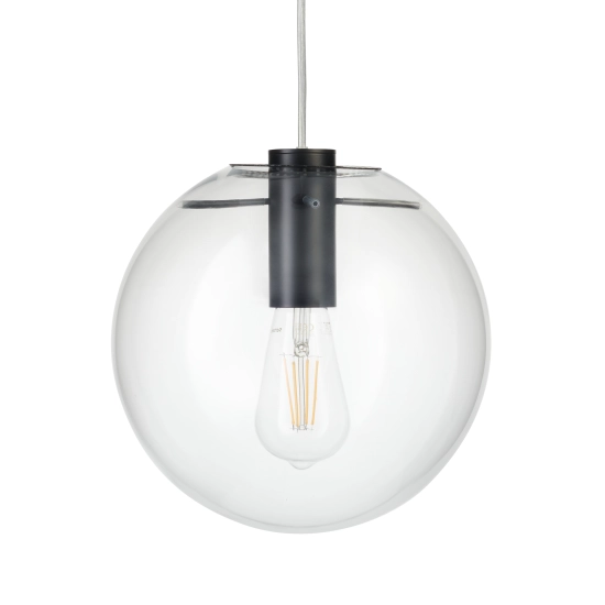Lampa wisząca TONDA czarna 25 cm - zdjęcie produktu