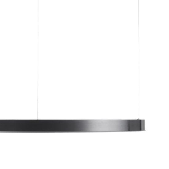 Lampa wisząca CIRCLE 100 cm - LED, ring tytan szczotkowany - zdjęcie produktu