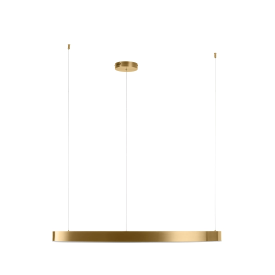 Lampa wisząca CIRCLE 100 cm - LED, ring mosiądz szczotkowany - zdjęcie produktu