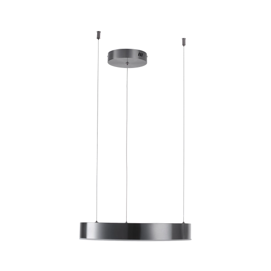 Lampa wisząca CIRCLE 40 cm - LED, ring tytan szczotkowany - zdjęcie produktu
