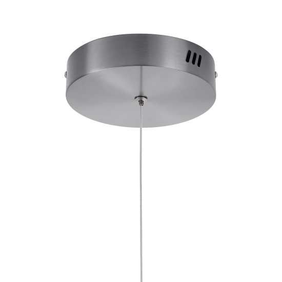 Lampa wisząca CIRCLE 40 cm - LED, ring tytan szczotkowany - zdjęcie produktu