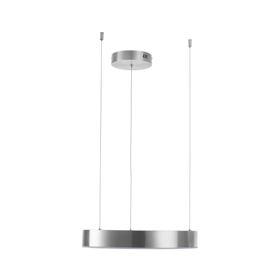 Lampa wisząca CIRCLE 40 cm - LED, ring nikiel szczotkowany - zdjęcie produktu