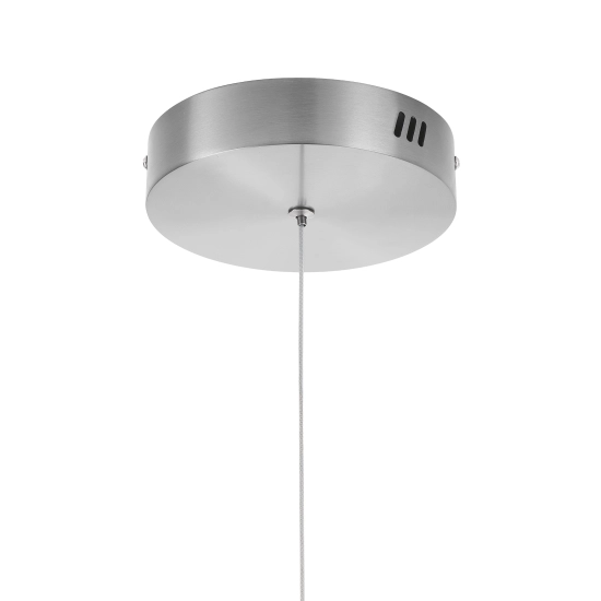 Lampa wisząca CIRCLE 40 cm - LED, ring nikiel szczotkowany - zdjęcie produktu
