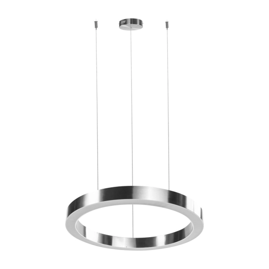 Lampa wisząca CIRCLE 3 60+80+80 cm - LED, ringi nikiel szczotkowany na 1 podsufitce - zdjęcie produktu