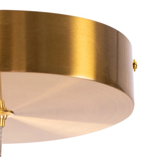 Lampa wisząca CIRCLE 2 60+80 cm - LED, rinig mosiądz szczotkowany na 1 podsufitce - zdjęcie produktu
