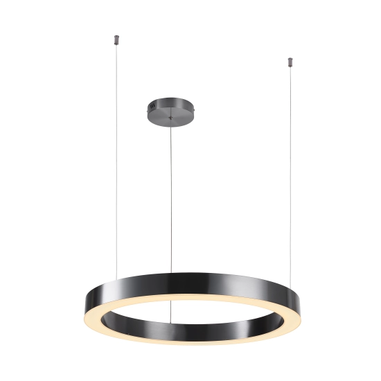 Lampa wisząca CIRCLE 60 cm - LED, ring tytan szczotkowany - zdjęcie produktu