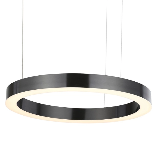 Lampa wisząca CIRCLE 60 cm - LED, ring tytan szczotkowany - zdjęcie produktu