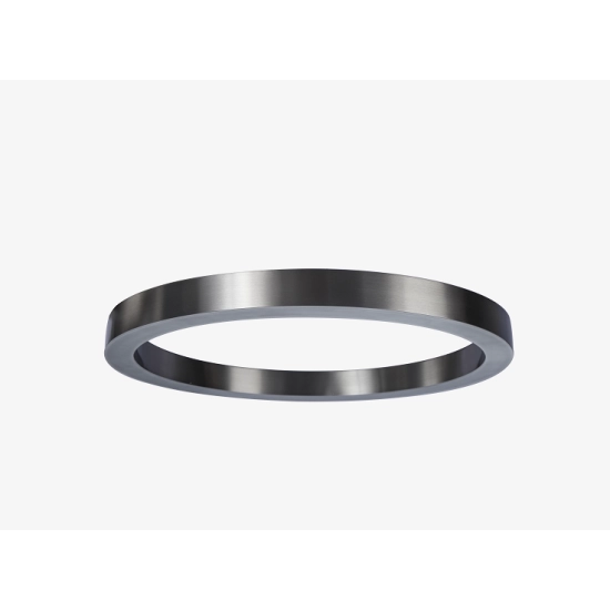 Lampa wisząca CIRCLE 60 cm - LED, ring tytan szczotkowany - zdjęcie produktu