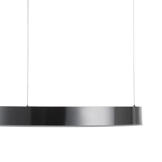 Lampa wisząca CIRCLE 60 cm - LED, ring tytan szczotkowany - zdjęcie produktu