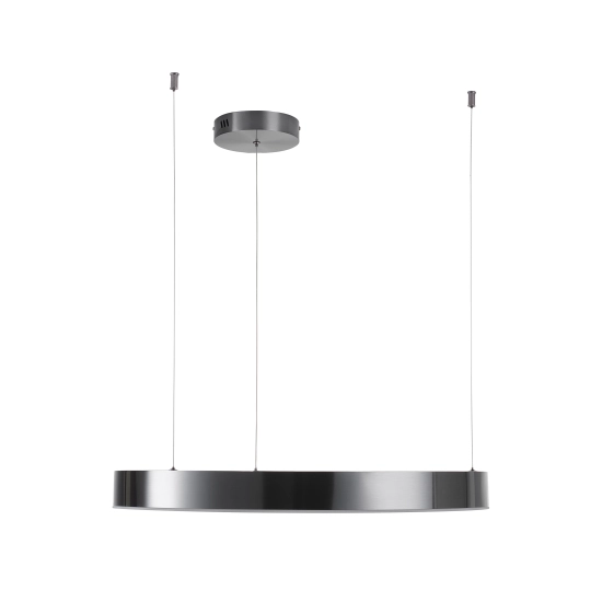 Lampa wisząca CIRCLE 60 cm - LED, ring tytan szczotkowany - zdjęcie produktu