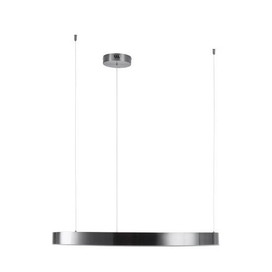 Lampa wisząca CIRCLE 80 cm - LED, ring tytan szczotkowany - zdjęcie produktu