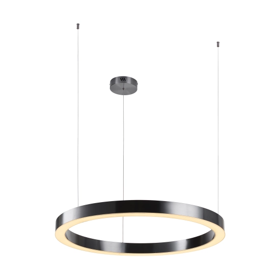 Lampa wisząca CIRCLE 80 cm - LED, ring tytan szczotkowany - zdjęcie produktu