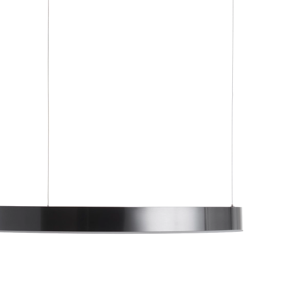 Lampa wisząca CIRCLE 80 cm - LED, ring tytan szczotkowany - zdjęcie produktu