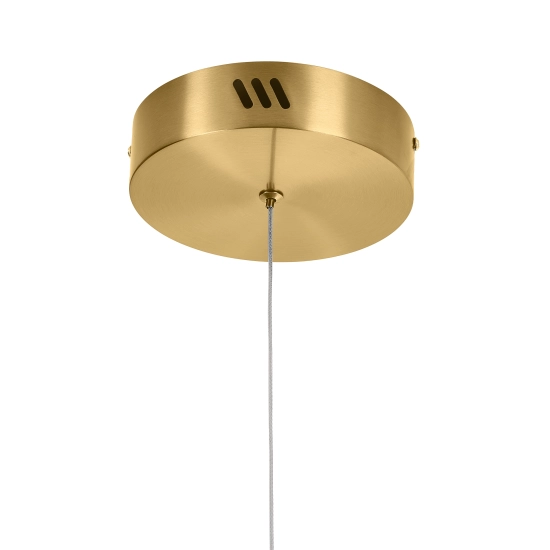 Lampa wisząca CIRCLE 80 cm - LED, ring mosiądz szczotkowany - zdjęcie produktu