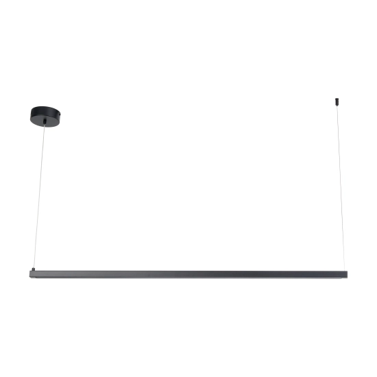 Lampa wisząca BEAM-120 LED - czarna oprawa liniowa - zdjęcie produktu