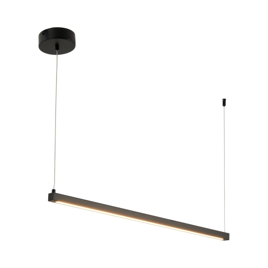 Lampa wisząca BEAM-80 LED - czarna oprawa liniowa - zdjęcie produktu