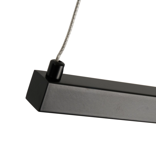 Lampa wisząca BEAM-80 LED - czarna oprawa liniowa - zdjęcie produktu