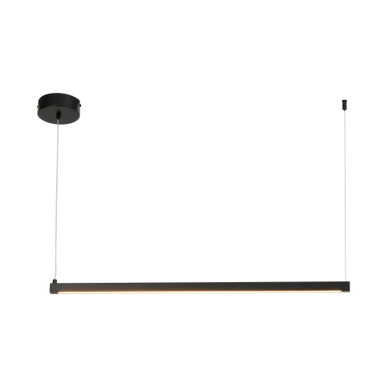 Lampa wisząca BEAM-80 LED - czarna oprawa liniowa 4000K - zdjęcie produktu