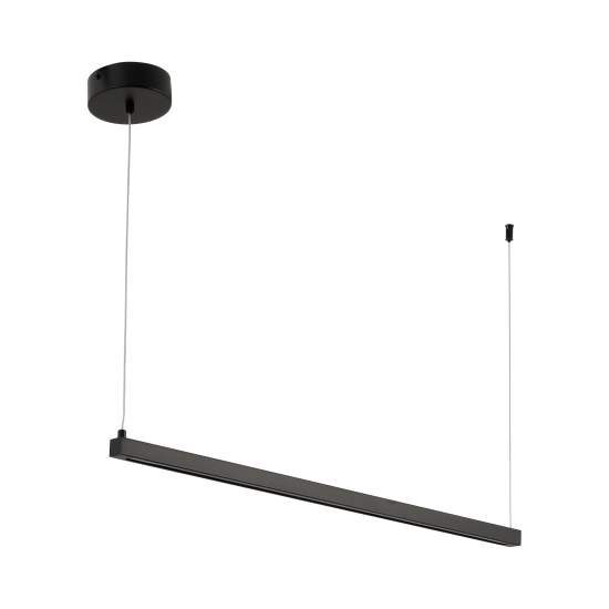 Lampa wisząca BEAM-80 LED - czarna oprawa liniowa 4000K - zdjęcie produktu
