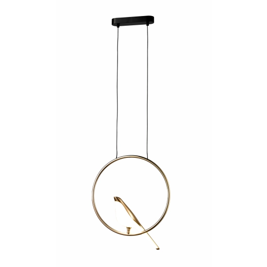Lampa wisząca PTAK TIT LED złota 35 cm - zdjęcie produktu