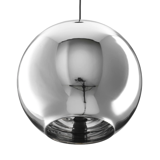 Lampa wisząca MIRROR GLOW - L chrom 40 cm - zdjęcie produktu