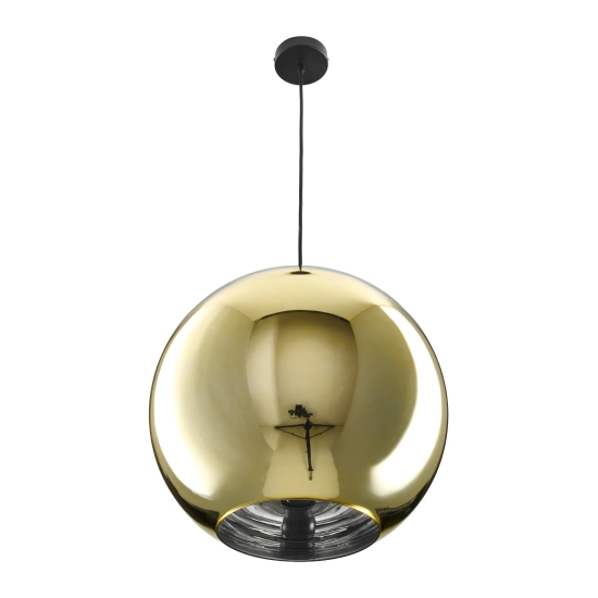 Lampa wisząca MIRROR GLOW - L złota 40 cm - zdjęcie produktu
