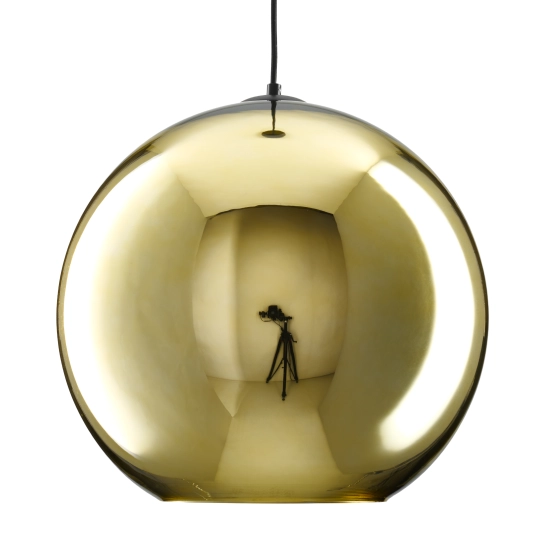 Lampa wisząca MIRROR GLOW - L złota 40 cm - zdjęcie produktu
