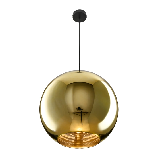 Lampa wisząca MIRROR GLOW - L złota 40 cm - zdjęcie produktu
