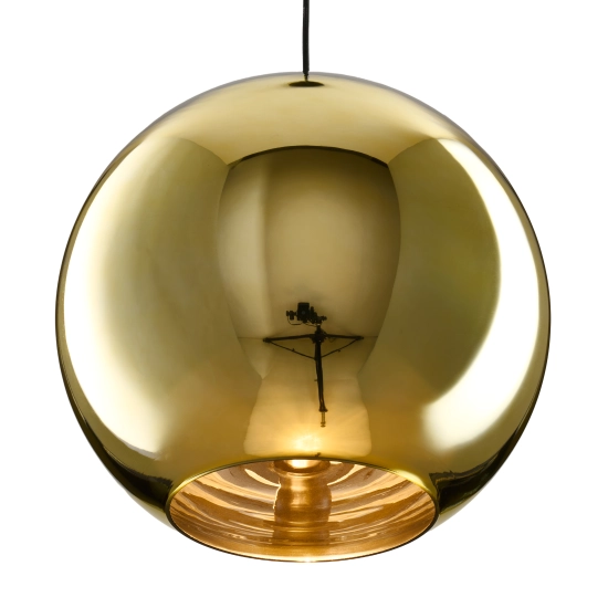 Lampa wisząca MIRROR GLOW - L złota 40 cm - zdjęcie produktu