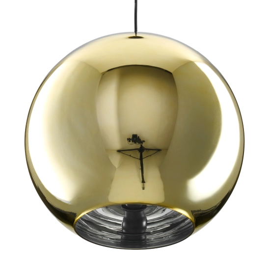 Lampa wisząca MIRROR GLOW - L złota 40 cm - zdjęcie produktu