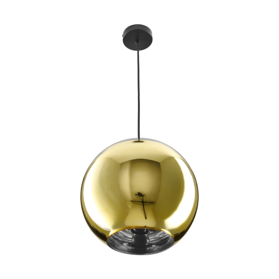 Lampa wisząca MIRROR GLOW - M złota 30 cm - zdjęcie produktu