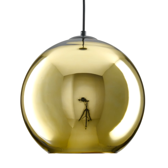 Lampa wisząca MIRROR GLOW - M złota 30 cm - zdjęcie produktu