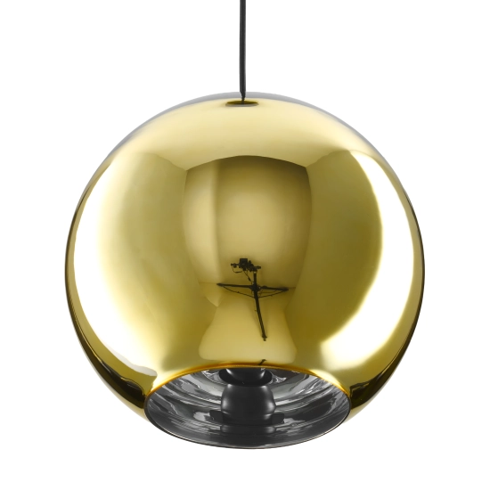 Lampa wisząca MIRROR GLOW - M złota 30 cm - zdjęcie produktu