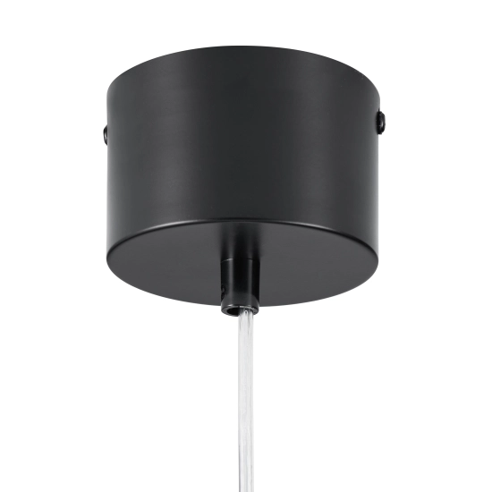 Lampa wisząca PIATTO 50 cm, biało czarna - zdjęcie produktu
