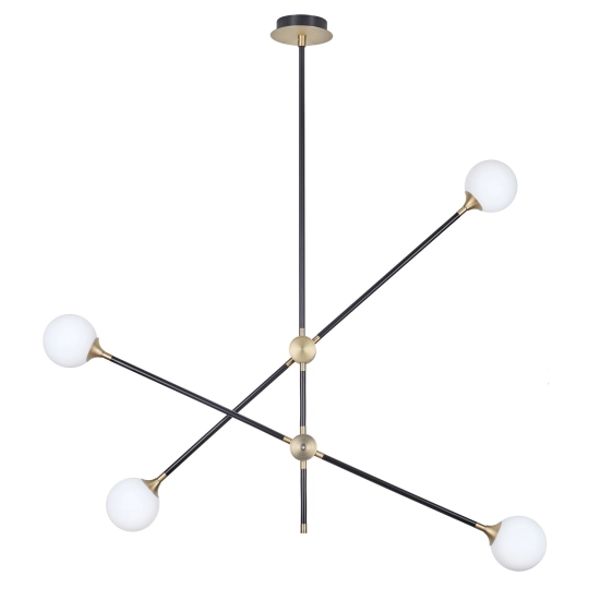 Lampa wisząca SPILLO czarno złota 92 cm - zdjęcie produktu
