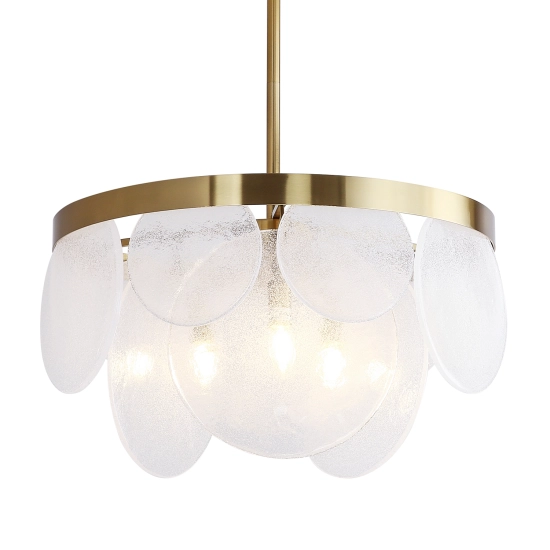 Lampa wisząca AURORA 60 cm mosiądz - zdjęcie produktu