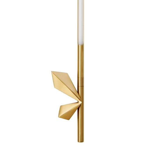 Lampa ścienna LED FLORENCE złota 86 cm - nowoczesny kinkiet dekoracyjny - zdjęcie produktu